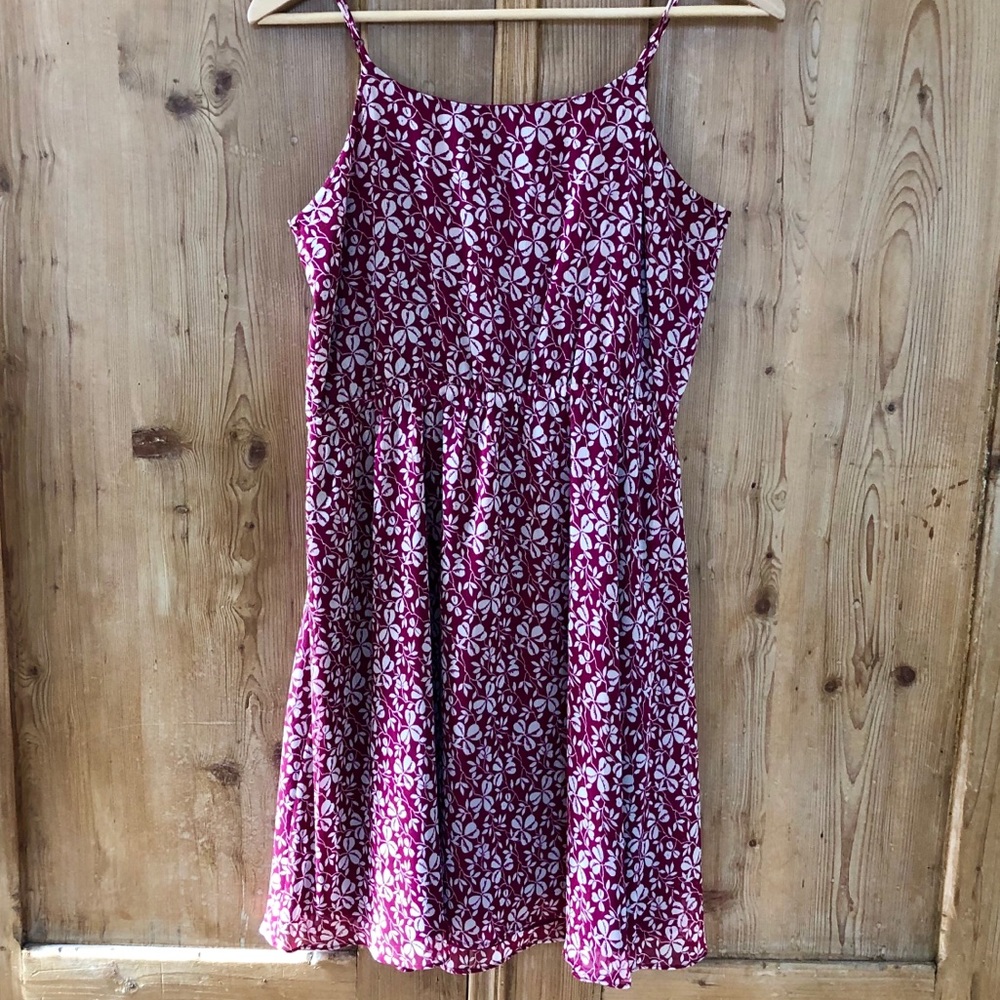 LOFT Raspberry Spring is in Bloom Dress - Picture 4 of 4